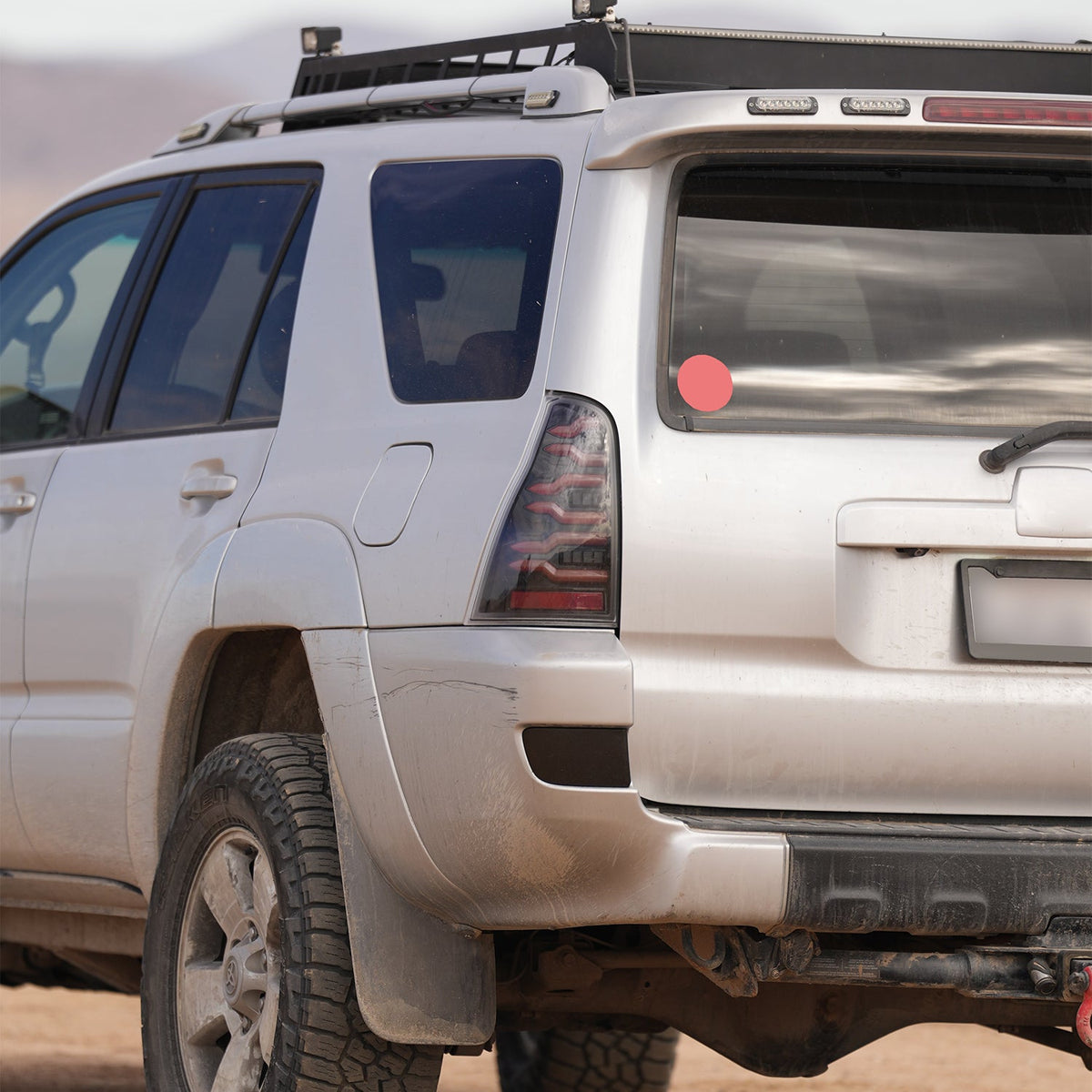 03-09 Toyota 4Runner LUXX-Series LED Tail Lights Alpha-Black - view 2