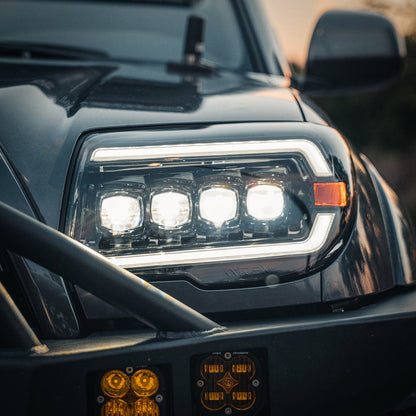03-09 Toyota 4Runner NOVA-Series LED Projector Headlights Black - view 3