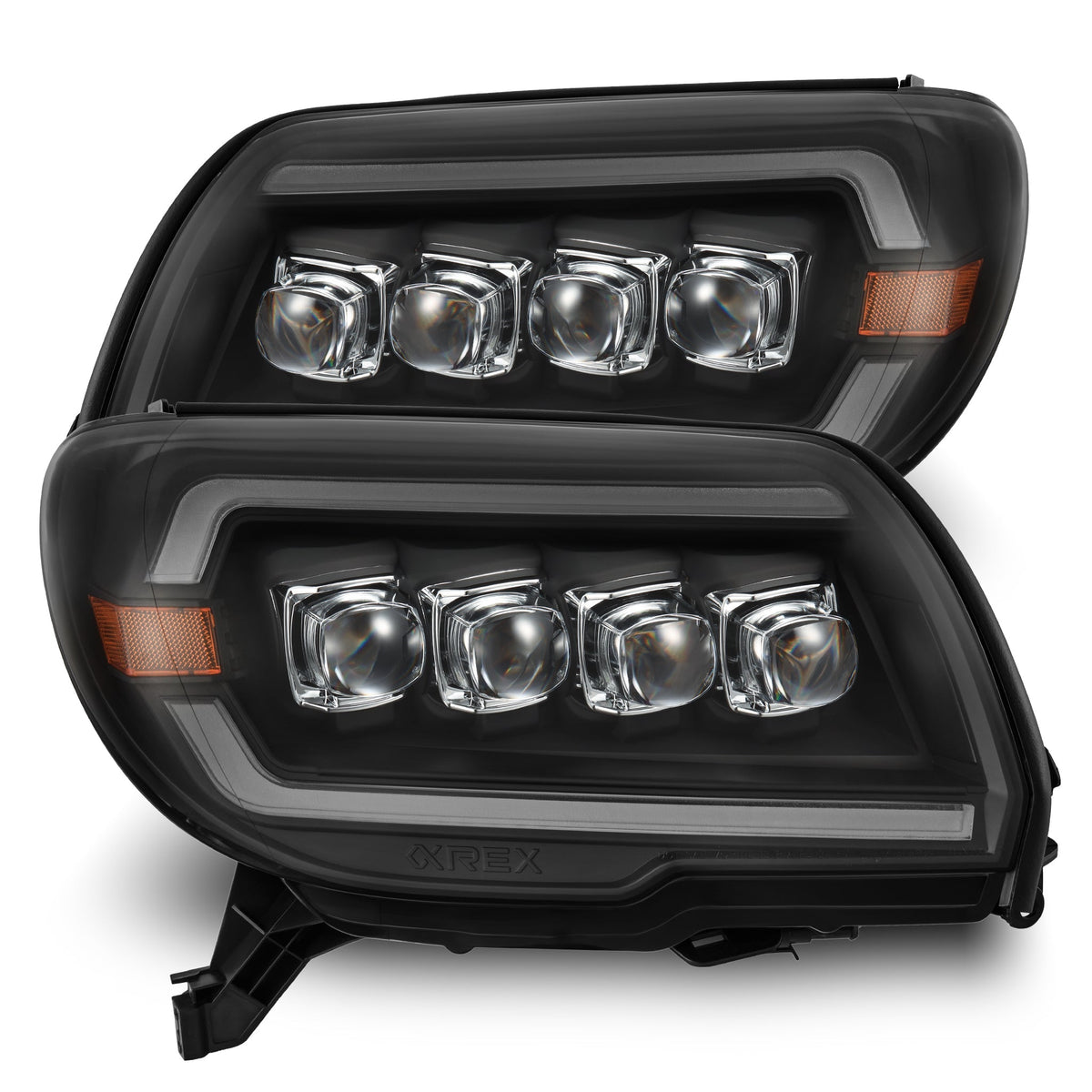 03-09 Toyota 4Runner NOVA-Series LED Projector Headlights Black - view 1
