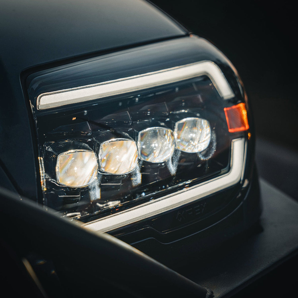 03-09 Toyota 4Runner NOVA-Series LED Projector Headlights Black - view 5