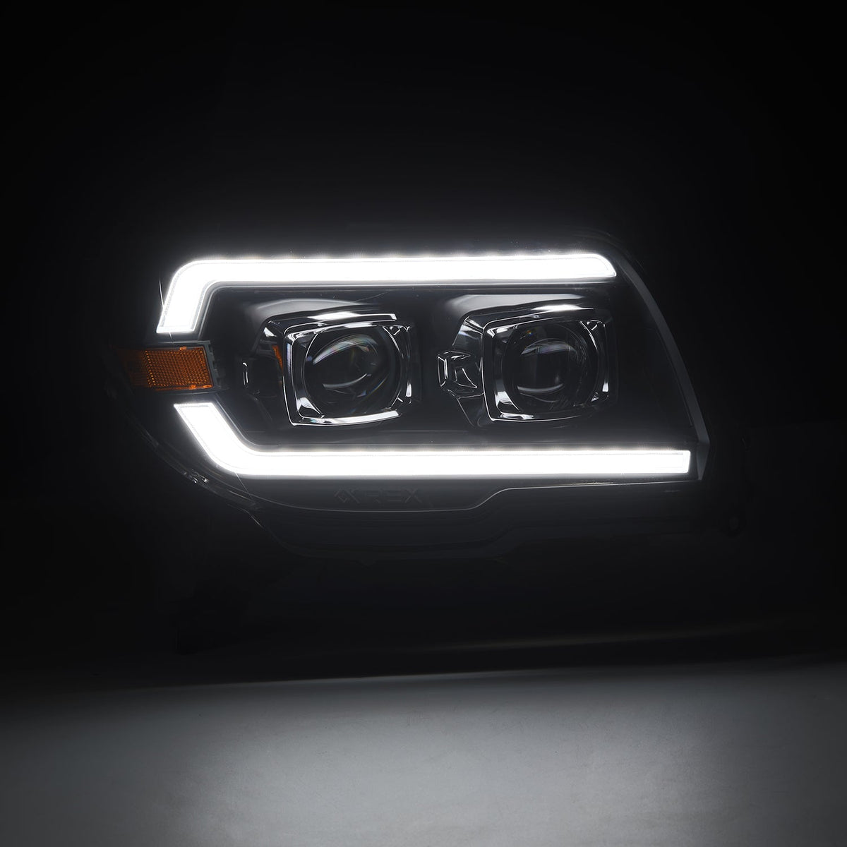 03-09 Toyota 4Runner LUXX-Series LED Projector Headlights Black - view 2