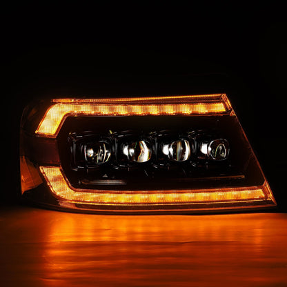 04-08 Ford F150 / 06-08 Lincoln Mark LT NOVA-Series LED Projector Headlights Alpha-Black - view 6