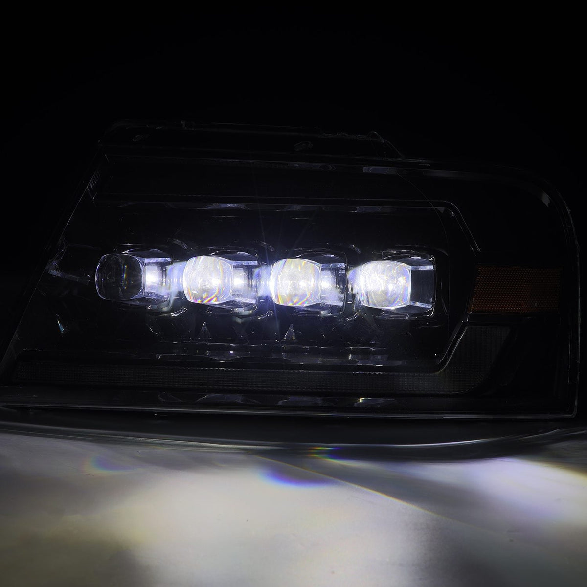 04-08 Ford F150 / 06-08 Lincoln Mark LT NOVA-Series LED Projector Headlights Alpha-Black - view 8