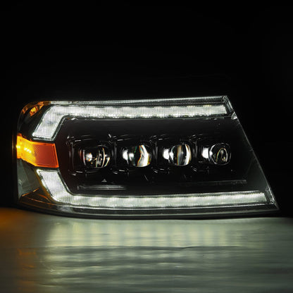 04-08 Ford F150 / 06-08 Lincoln Mark LT NOVA-Series LED Projector Headlights Alpha-Black - view 5