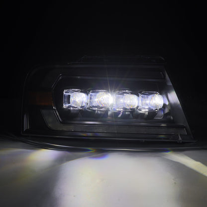 04-08 Ford F150 / 06-08 Lincoln Mark LT NOVA-Series LED Projector Headlights Black - view 9