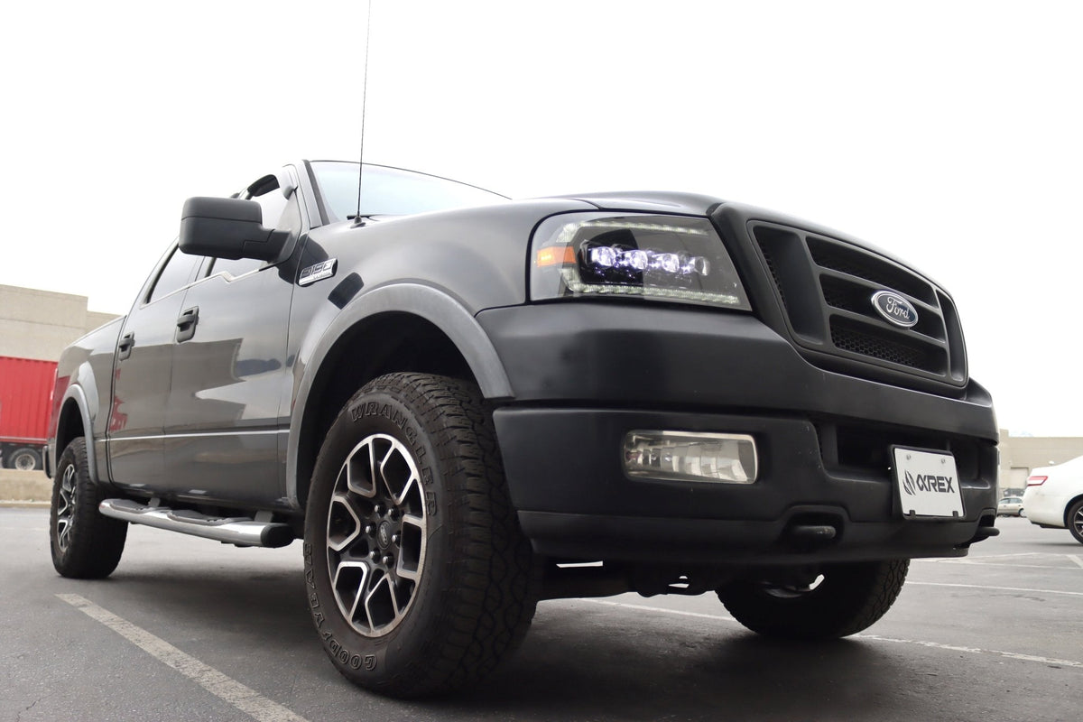 04-08 Ford F150 / 06-08 Lincoln Mark LT NOVA-Series LED Projector Headlights Black - view 16