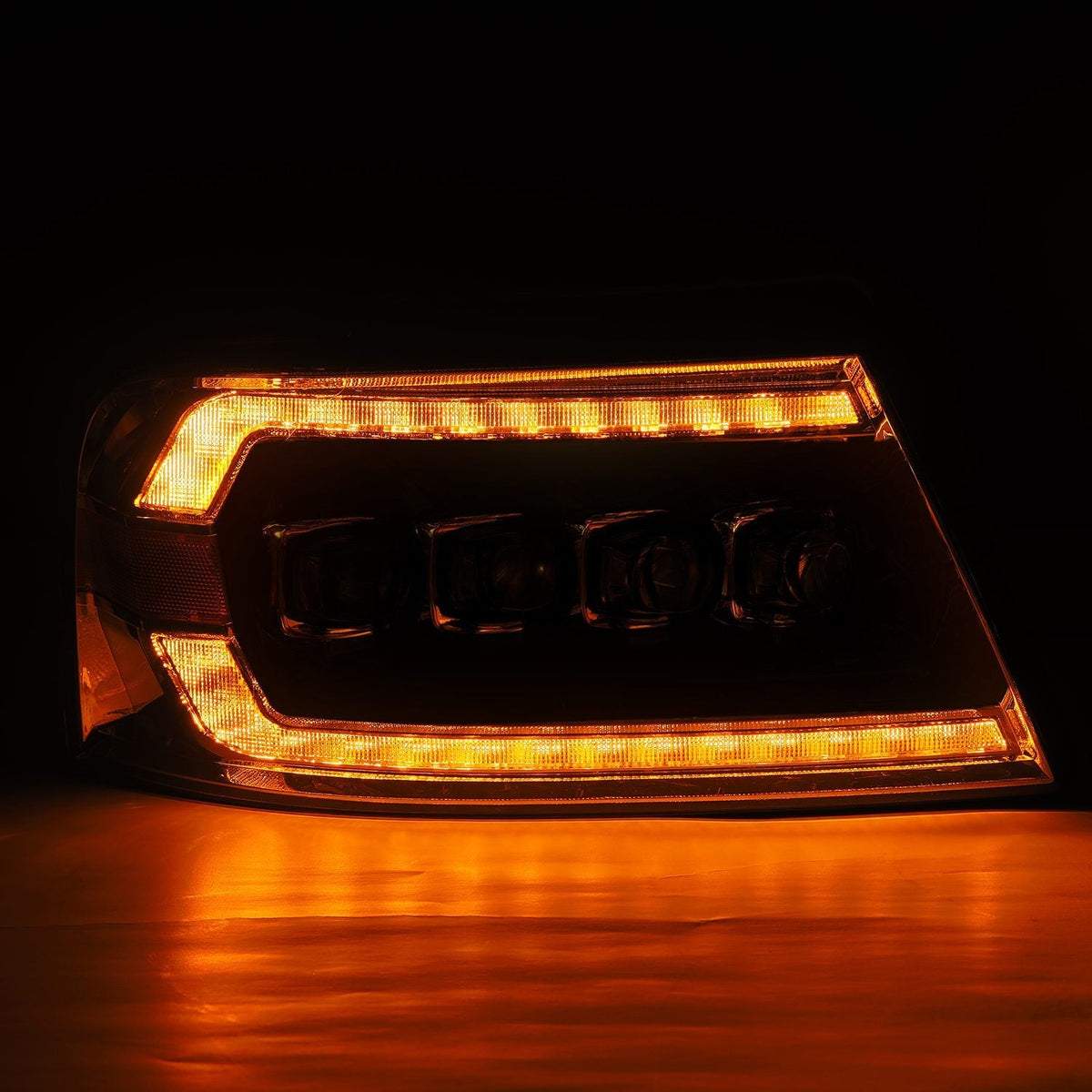 04-08 Ford F150 / 06-08 Lincoln Mark LT NOVA-Series LED Projector Headlights Black - view 7
