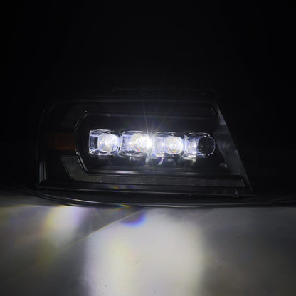 04-08 Ford F150 / 06-08 Lincoln Mark LT NOVA-Series LED Projector Headlights Black - view 8