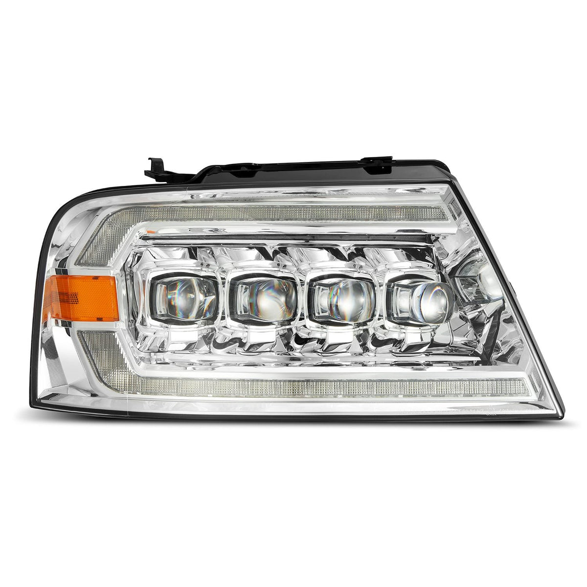 04-08 Ford F150 / 06-08 Lincoln Mark LT NOVA-Series LED Projector Headlights Chrome - view 10