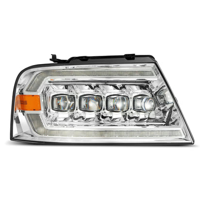 04-08 Ford F150 / 06-08 Lincoln Mark LT NOVA-Series LED Projector Headlights Chrome - view 10