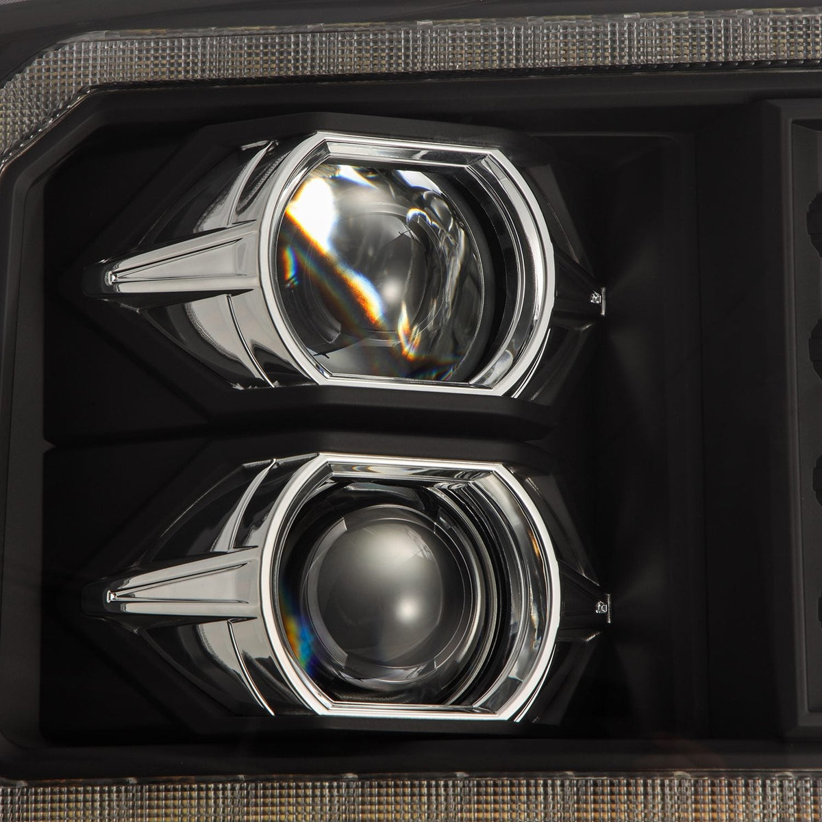 05-07 Ford Super Duty/Excursion LUXX-Series LED Projector Headlights Black - view 8