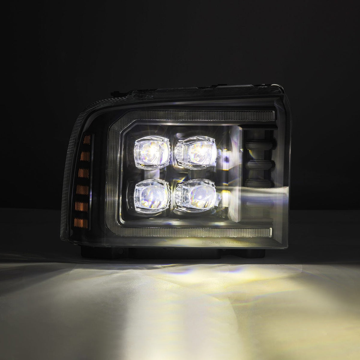 05-07 Ford Super Duty/Excursion NOVA-Series LED Projector Headlights Black - view 8