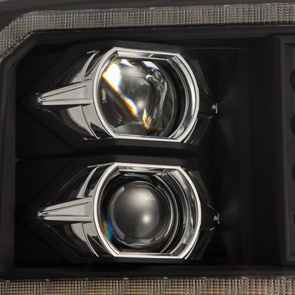 05-07 Ford Super Duty/Excursion PRO-Series Halogen Projector Headlights Black - view 7