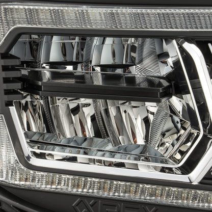 05-11 Toyota Tacoma LUXX-Series LED Crystal Headlights Black - view 2
