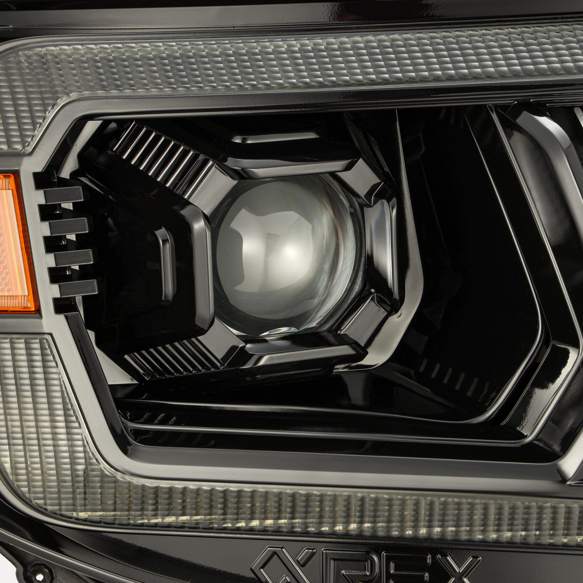 05-11 Toyota Tacoma LUXX-Series LED Projector Headlights Alpha-Black - view 2