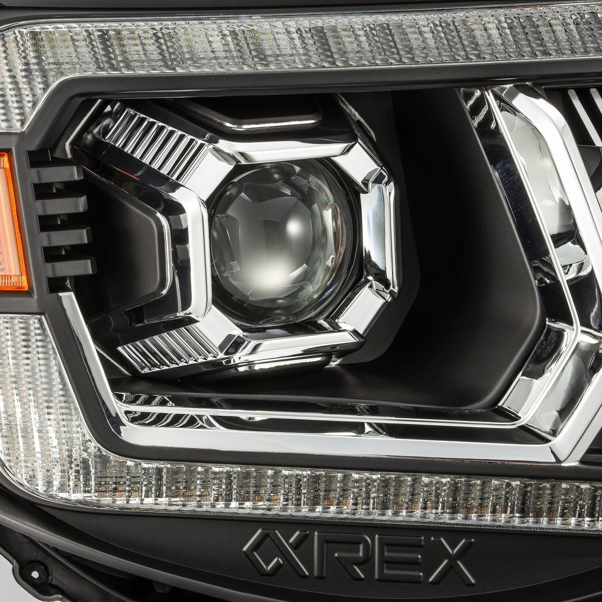 05-11 Toyota Tacoma LUXX-Series LED Projector Headlights Black - view 2