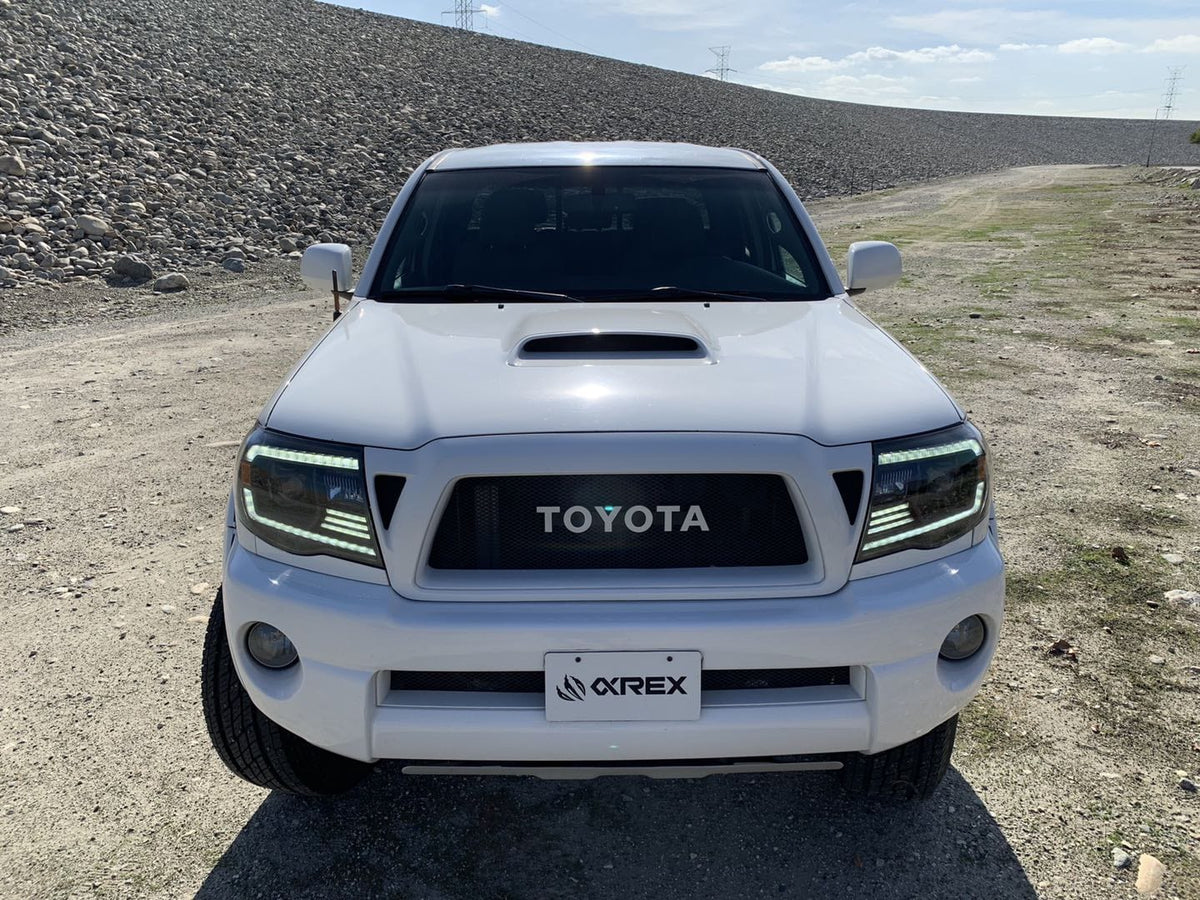 05-11 Toyota Tacoma LUXX-Series LED Projector Headlights Chrome - view 9