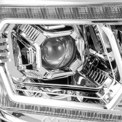 05-11 Toyota Tacoma LUXX-Series LED Projector Headlights Chrome - view 2