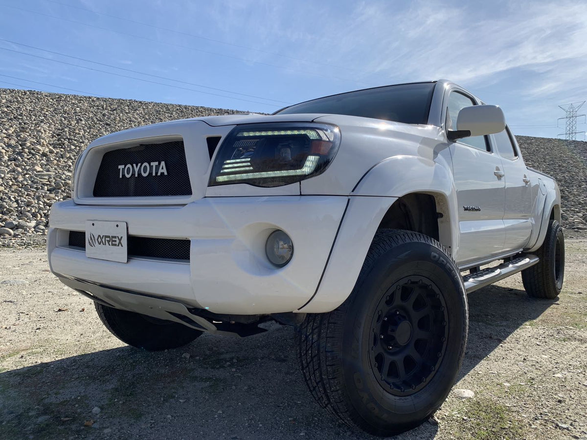 05-11 Toyota Tacoma LUXX-Series LED Projector Headlights Chrome - view 7