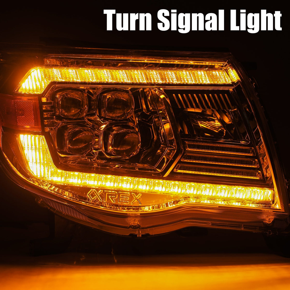 05-11 Toyota Tacoma NOVA-Series LED Projector Headlights Alpha-Black - view 3