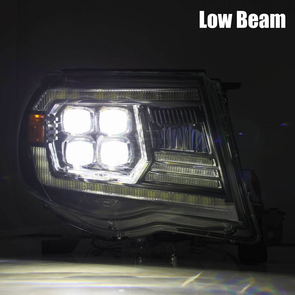05-11 Toyota Tacoma NOVA-Series LED Projector Headlights Alpha-Black - view 4