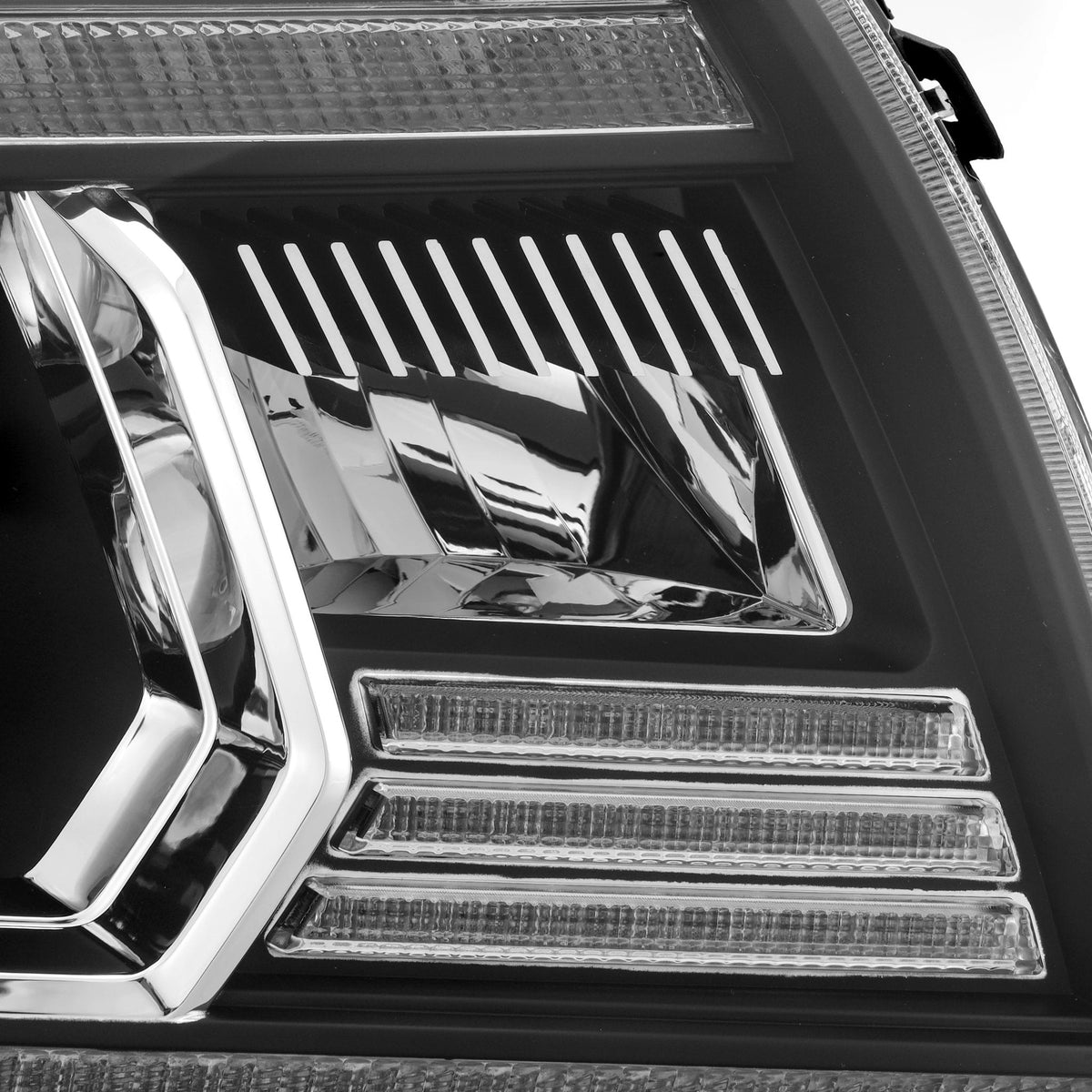 05-11 Toyota Tacoma NOVA-Series LED Projector Headlights Black - view 3