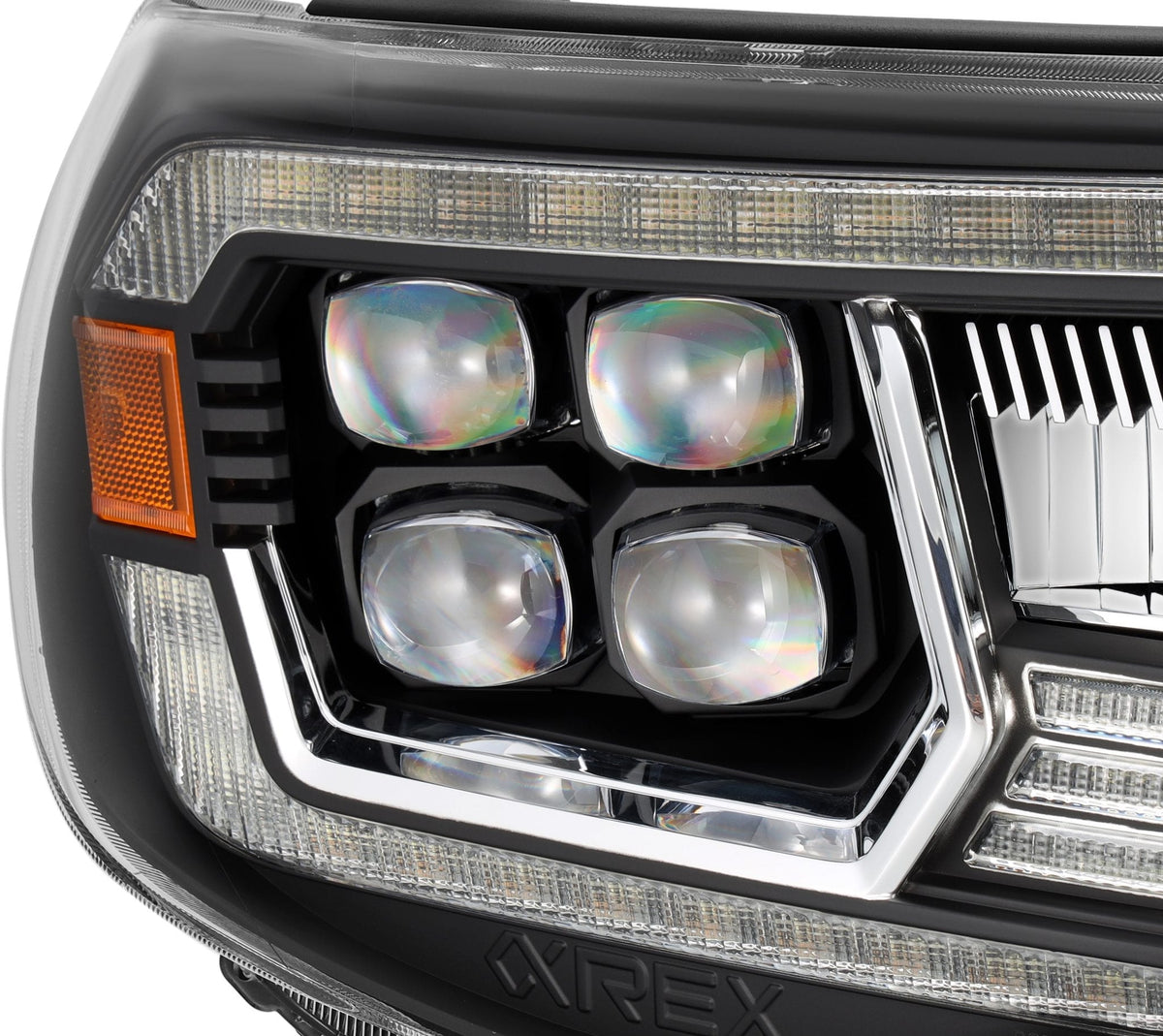 05-11 Toyota Tacoma NOVA-Series LED Projector Headlights Black - view 2