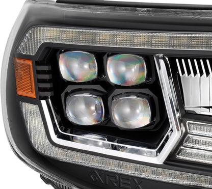 05-11 Toyota Tacoma NOVA-Series LED Projector Headlights Black - view 2