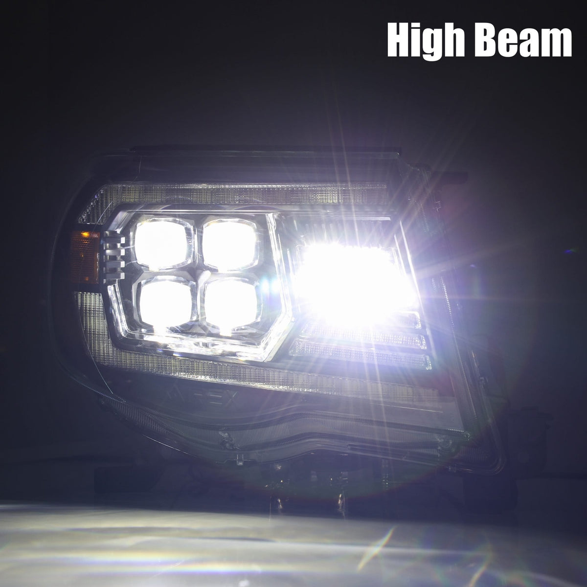 05-11 Toyota Tacoma NOVA-Series LED Projector Headlights Chrome - view 7