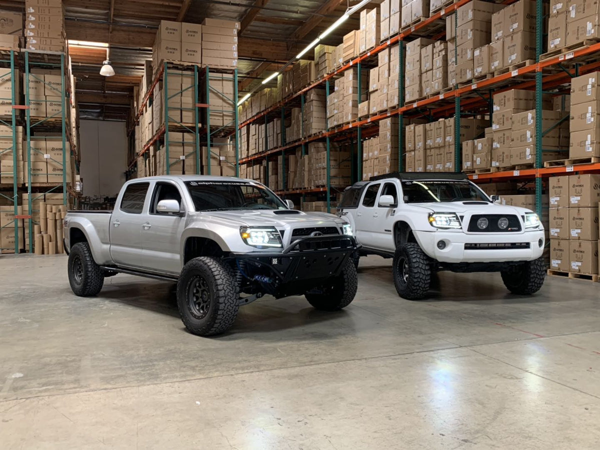05-11 Toyota Tacoma NOVA-Series LED Projector Headlights Chrome - view 11