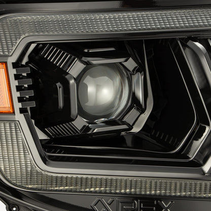 05-11 Toyota Tacoma PRO-Series Halogen Projector Headlights Alpha-Black - view 2