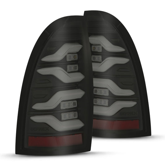 05-15 Toyota Tacoma LUXX-Series LED Tail Lights Black Smoke - view 1
