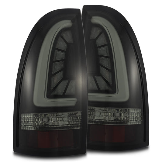 05-15 Toyota Tacoma PRO-Series LED Tail Lights Jet Black - view 1