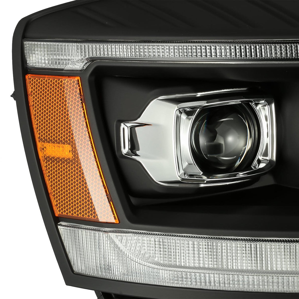 06-08 Dodge Ram LUXX-Series LED Projector Headlights Black - view 8