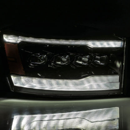 06-08 Dodge Ram NOVA-Series LED Projector Headlights Alpha-Black - view 7