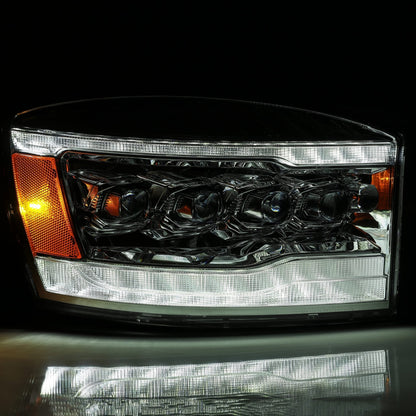 06-08 Dodge Ram NOVA-Series LED Projector Headlights Chrome - view 11