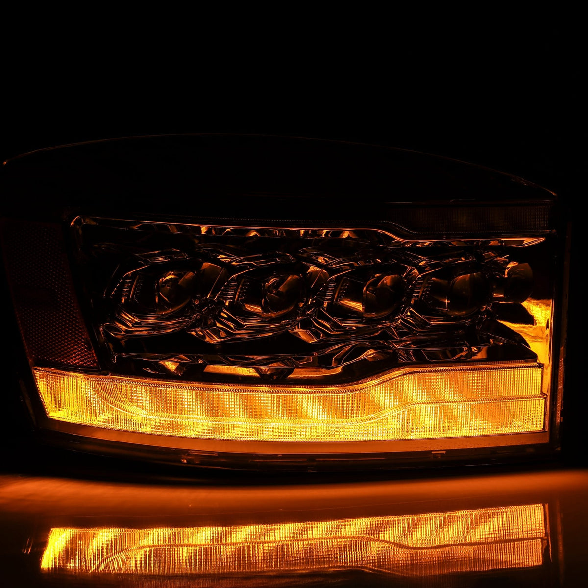 06-08 Dodge Ram NOVA-Series LED Projector Headlights Chrome - view 12