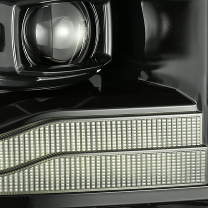 06-08 Dodge Ram PRO-Series Halogen Projector Headlights Alpha-Black - view 8