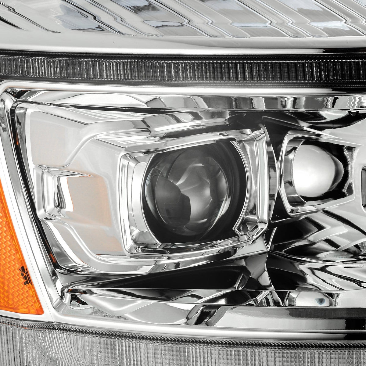 06-08 Dodge Ram PRO-Series Halogen Projector Headlights Chrome - view 8
