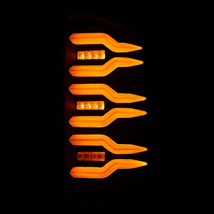 07-08 Dodge Ram 1500/07-09 Dodge Ram 2500/3500 Truck LUXX-Series LED Tail Lights Black Smoke - view 7