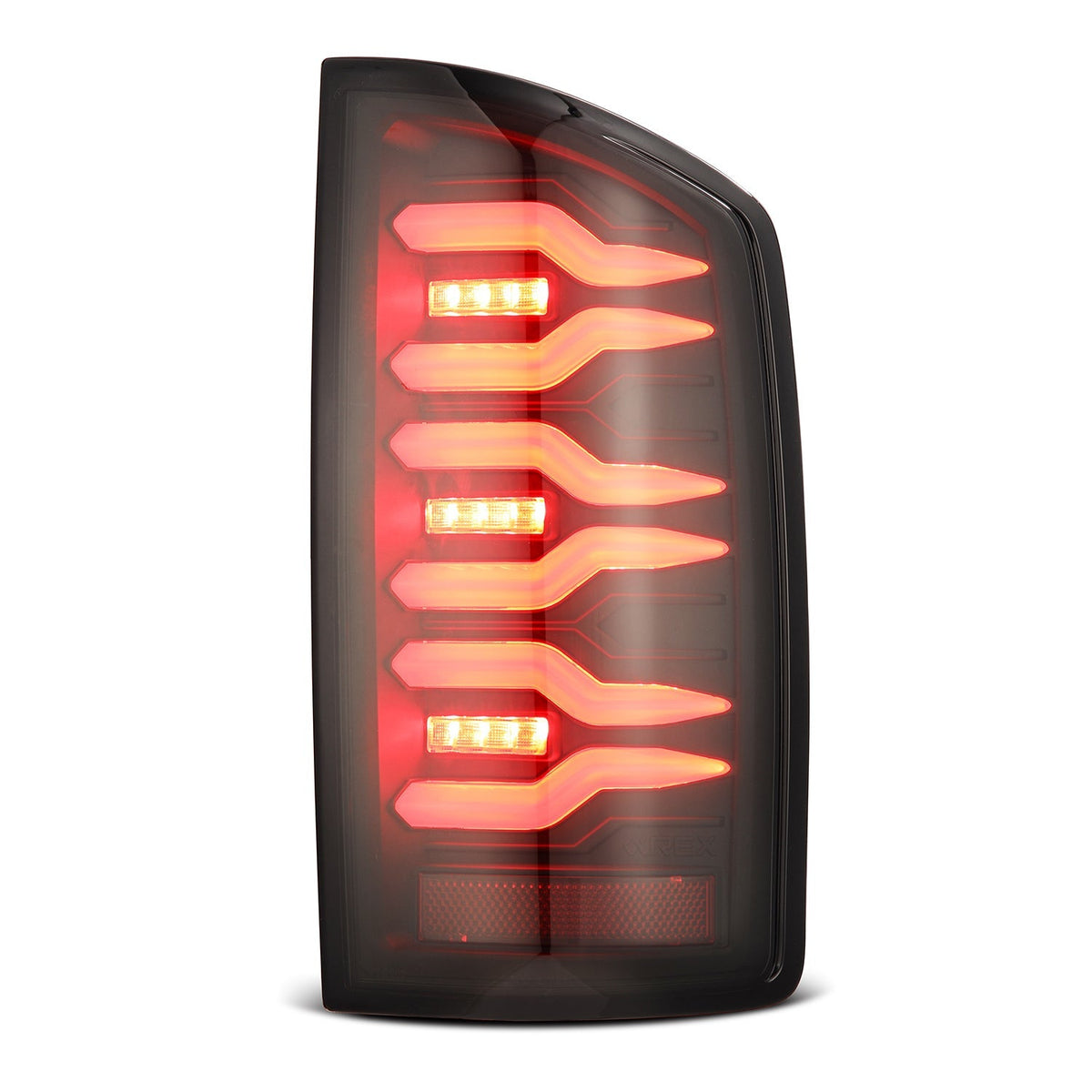 07-08 Dodge Ram 1500/07-09 Dodge Ram 2500/3500 Truck LUXX-Series LED Tail Lights Black Smoke - view 4