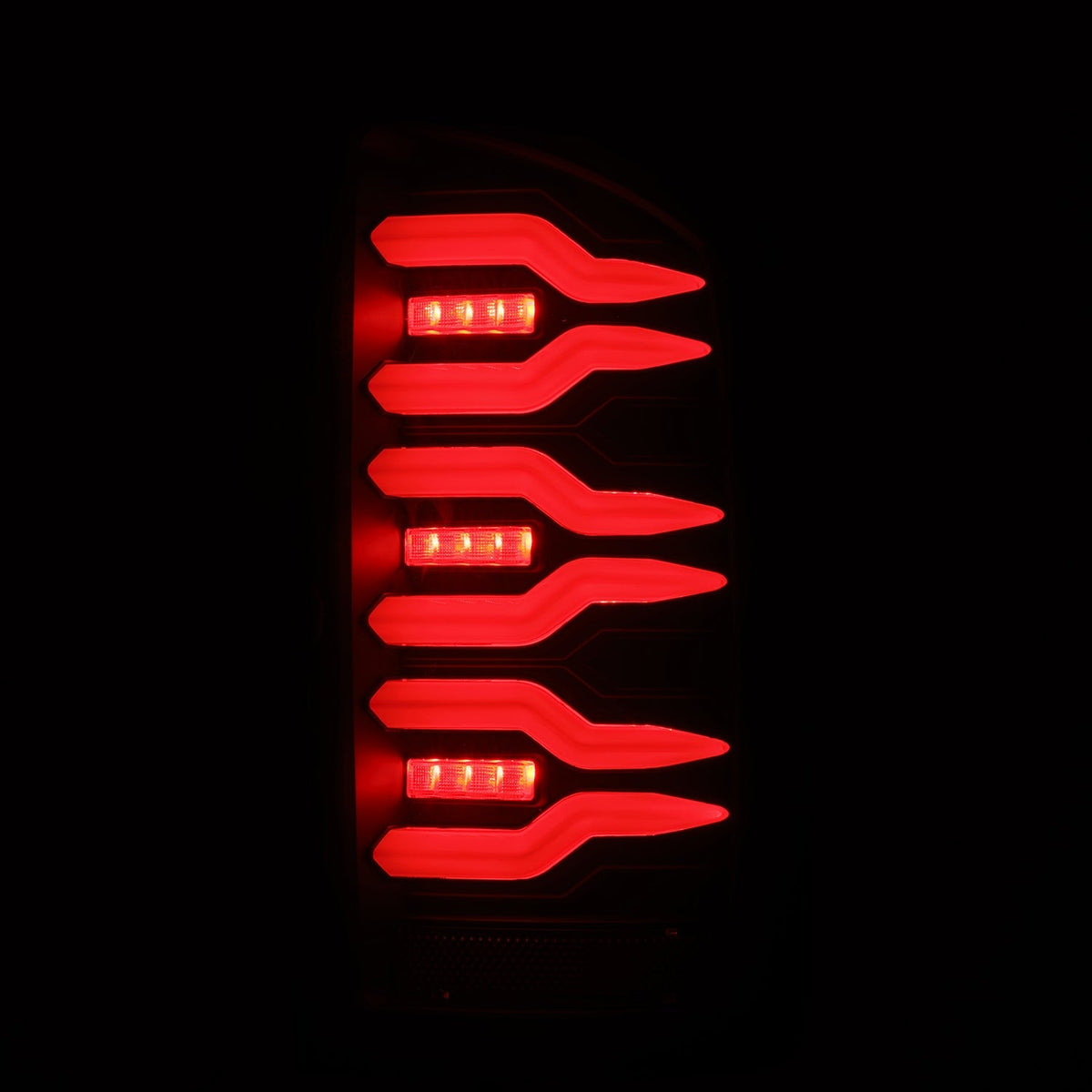 07-08 Dodge Ram 1500/07-09 Dodge Ram 2500/3500 Truck LUXX-Series LED Tail Lights Black Smoke - view 5