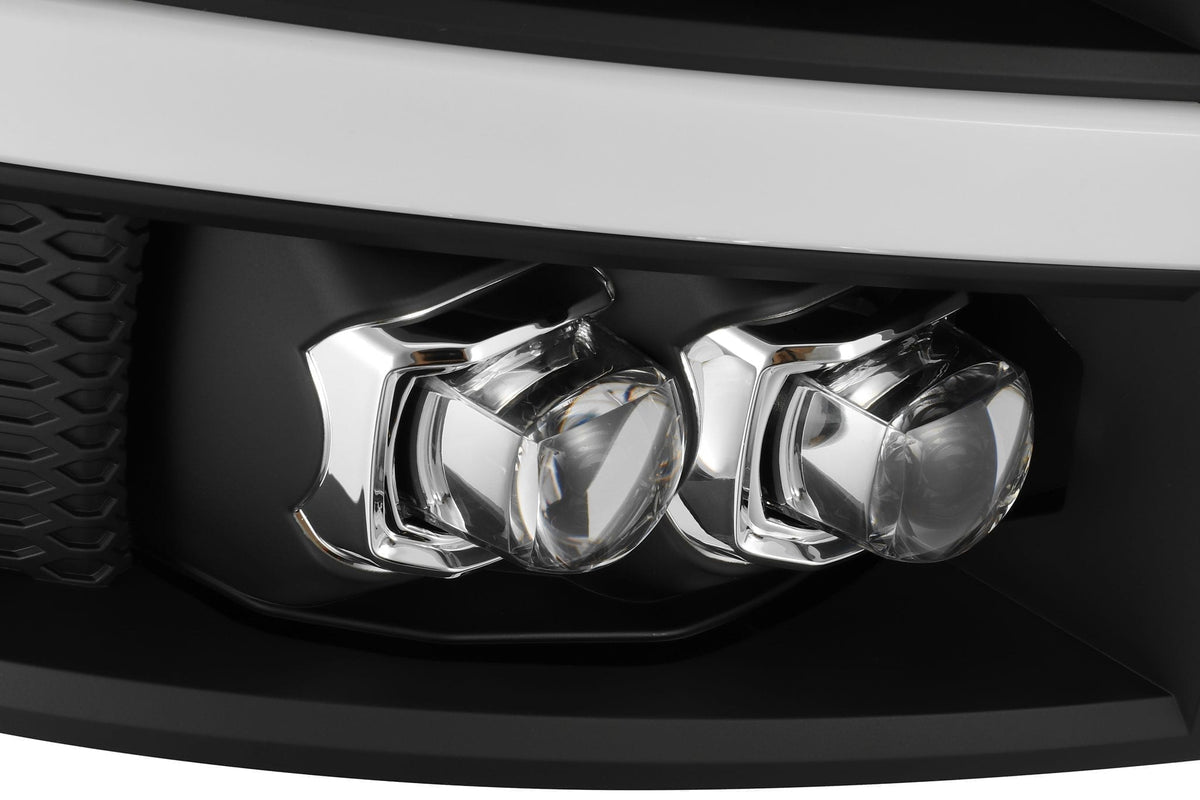 07-13 Chevrolet Silverado NOVA-Series LED Projector Headlights Black - view 9