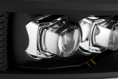07-13 Chevrolet Silverado NOVA-Series LED Projector Headlights Black - view 7