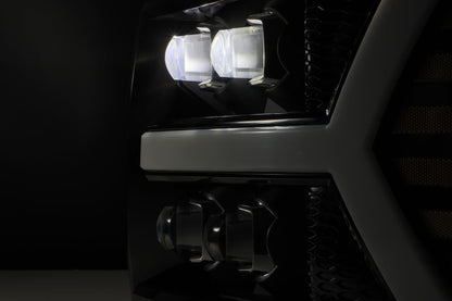 07-13 Chevrolet Silverado NOVA-Series LED Projector Headlights Chrome - view 5