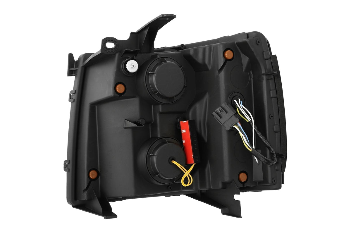 07-13 Chevrolet Silverado NOVA-Series LED Projector Headlights Jet Black - view 10