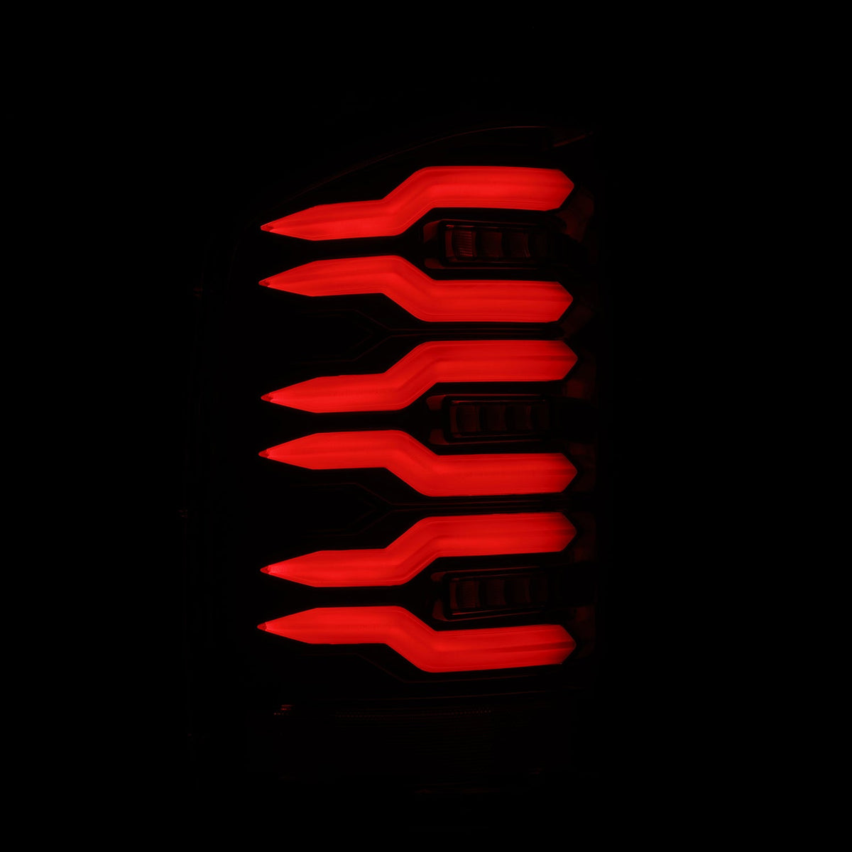 07-13 Chevy Silverado LUXX-Series LED Tail Lights Alpha-Black - view 4