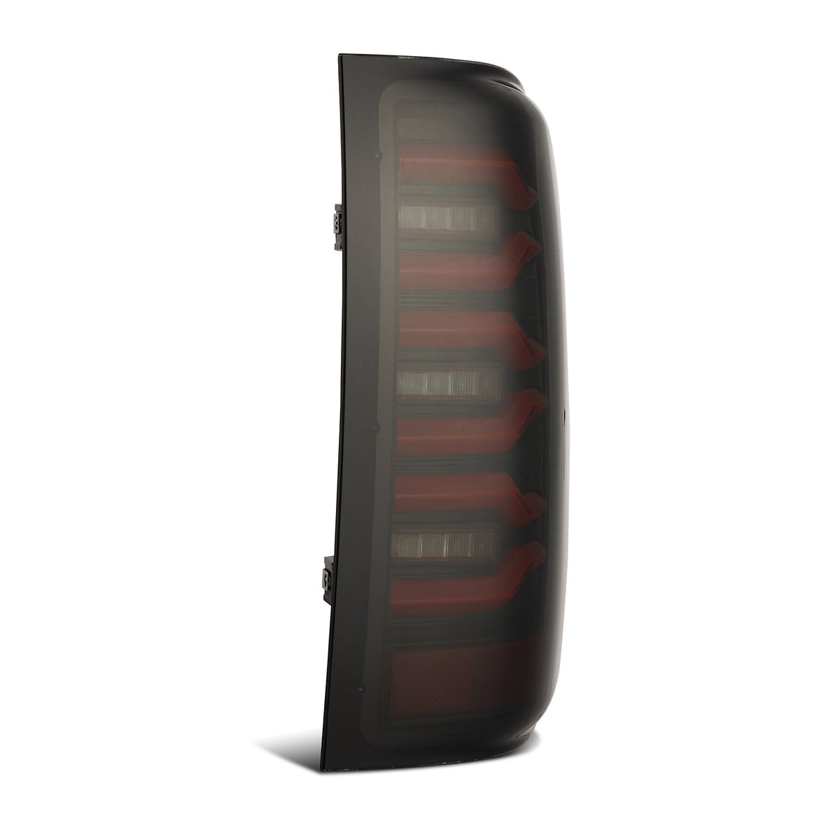 07-13 Chevy Silverado LUXX-Series LED Tail Lights Black-Red - view 7