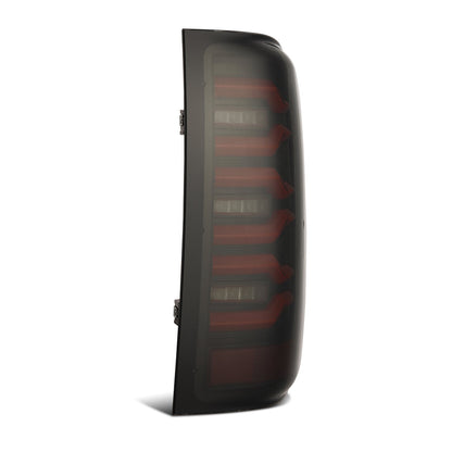 07-13 Chevy Silverado LUXX-Series LED Tail Lights Black-Red - view 7