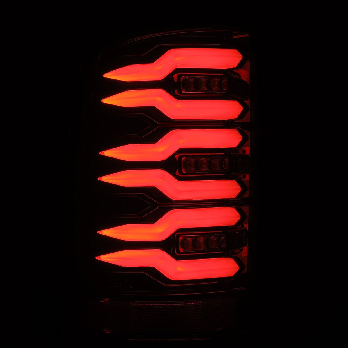07-13 GMC Sierra LUXX-Series LED Tail Lights Alpha-Black - view 5